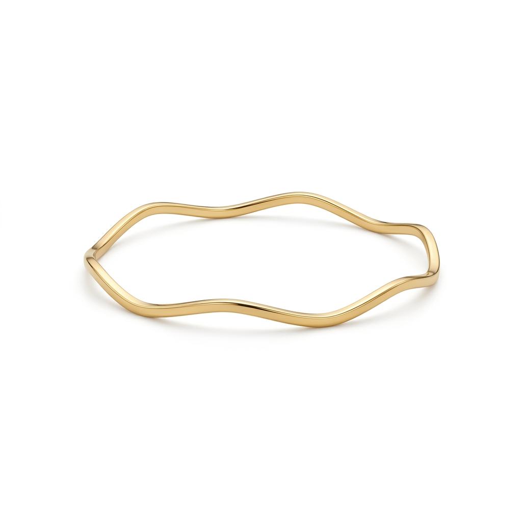 Bracelet Chaîne "Tressage Classique" – Éclat Corde Doré