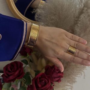 Duo "Assir Saboun" Prestige - bijou femme dore en acier inoxydable Maison Zayna