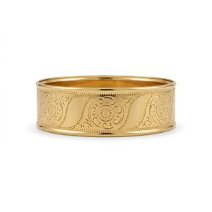Coffret "Héritage Gravé" - bijou femme dore en acier inoxydable Maison Zayna