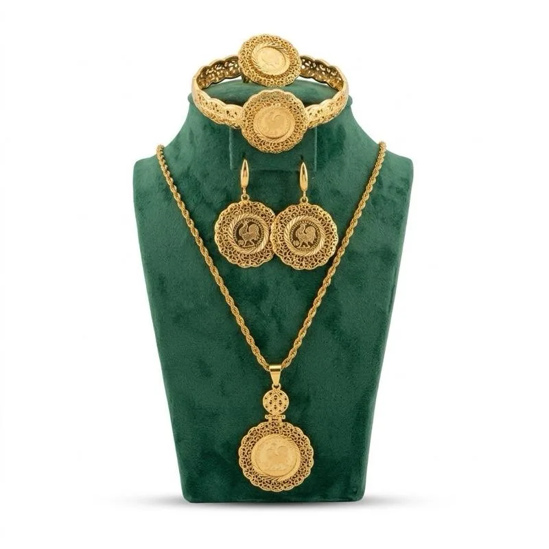 Parure dorée Liza Royale pour femme