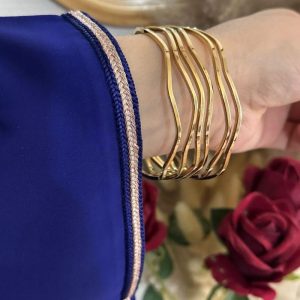 Sertla Royale "Vaguée" - bijou femme dore en acier inoxydable Maison Zayna