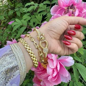 PACK JUNGLE ROYAL Bracelet - bijou femme dore en acier inoxydable Maison Zayna
