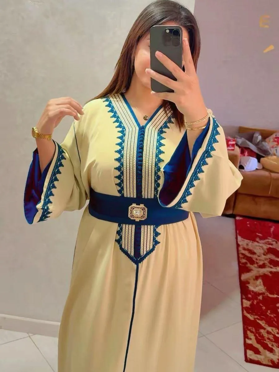 Caftan Alya – Bleu royal
