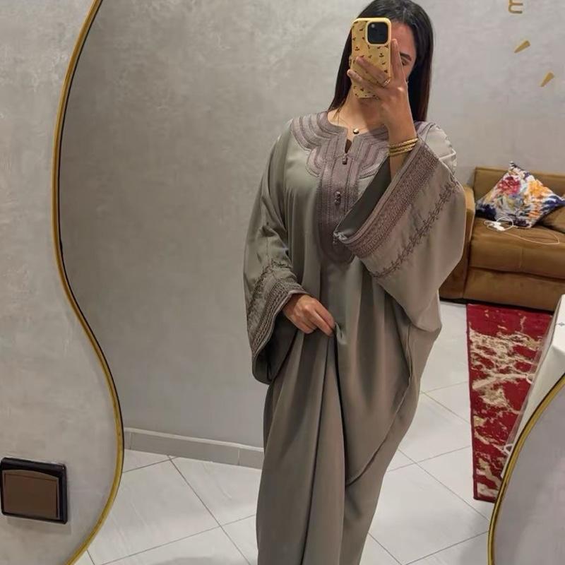 Caftan Kenza – Gris élégant – vue 5