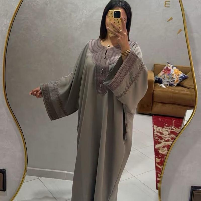 Caftan Kenza – Gris élégant – vue 4